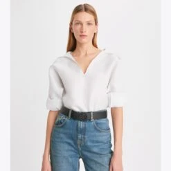 Tory Burch 1.5" Miller Powder Coated Belt