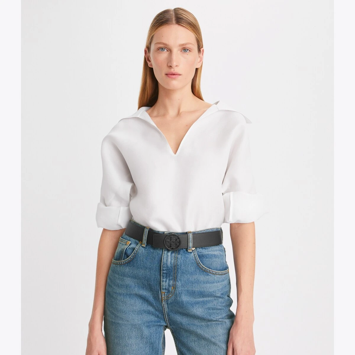 Tory Burch 1.5" Miller Powder Coated Belt 3 Tory Burch 1.5" Miller Powder Coated Belt