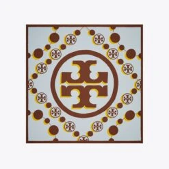 Tory Burch 3-D T Monogram Oversized Square Scarf