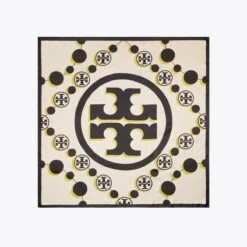 Tory Burch 3D T Monogram Double-Sided Silk Square Scarf -Chic Style Shop 3D20T20Monogram20Double Sided20Silk20Square20Scarf20.TB 116274 400 SLOVE.pdp 1200x1200 1