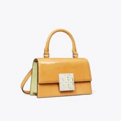 Tory Burch Bon Bon Textured Patent Mini Top-Handle Bag 14 Tory Burch Bon Bon Textured Patent Mini Top-Handle Bag -Chic Style Shop Bon20Bon20Textured20Patent20Mini20Top Handle20Bag.TB 153235 800 SLANG.pdp 1200x1200 1