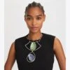 Tory Burch Brutalist Pebble Necklace