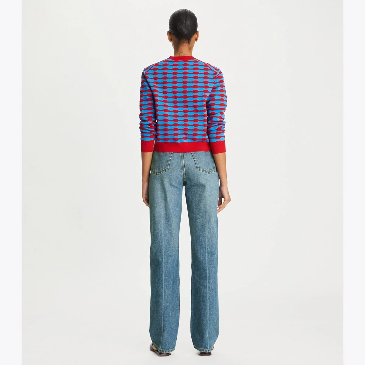 Tory Burch Bubble Stripe Cardigan 3 Tory Burch Bubble Stripe Cardigan