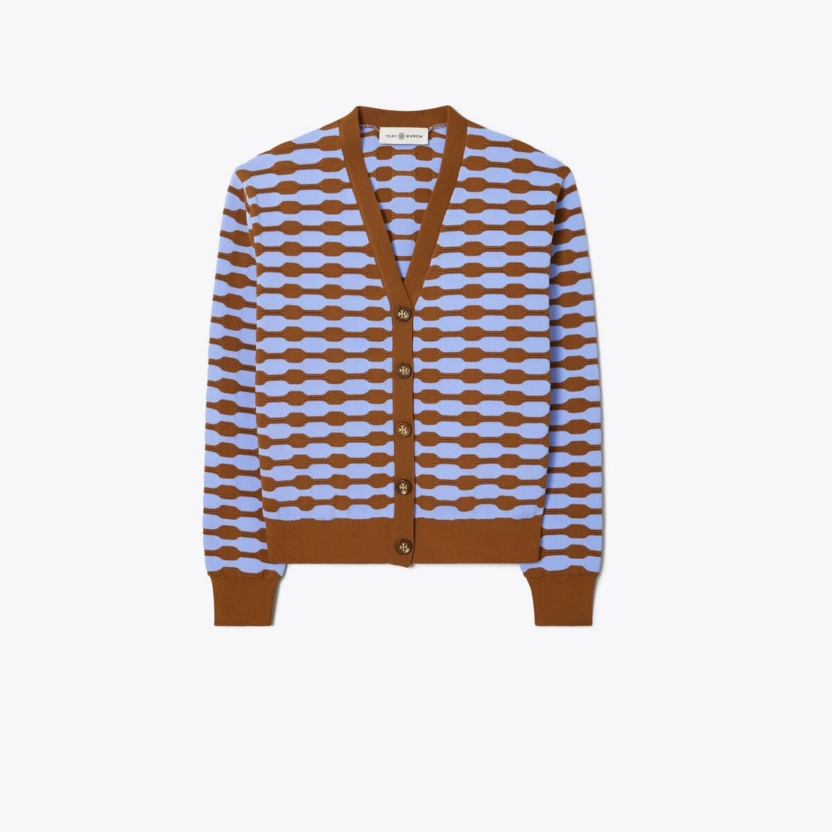 Tory Burch Bubble Stripe Cardigan 9 Tory Burch Bubble Stripe Cardigan - Image 7