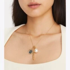 Tory Burch Charm Pendant Necklace