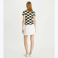 Tory Burch Checkerboard T-Shirt -Chic Style Shop Checkerboard20T Shirt.TB 137208 001 20230515 OMBAC.pdp 1200x1200 1