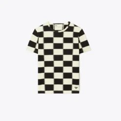 Tory Burch Checkerboard T-Shirt -Chic Style Shop Checkerboard20T Shirt.TB 137208 001 SLFRO.pdp 1200x1200 1