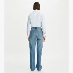 Tory Burch Contrast Collar Poplin Shirt -Chic Style Shop Contrast20Collar20Poplin20Shirt.TB 148298 403 20230310 OMBAC.pdp 1200x1200 1