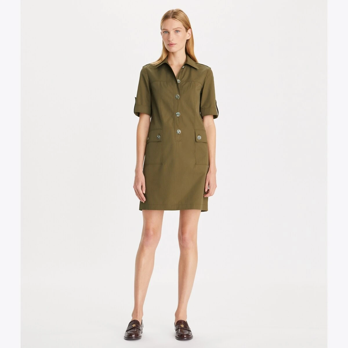 Tory Burch Cotton Poplin Safari Dress 5 Tory Burch Cotton Poplin Safari Dress - Image 3