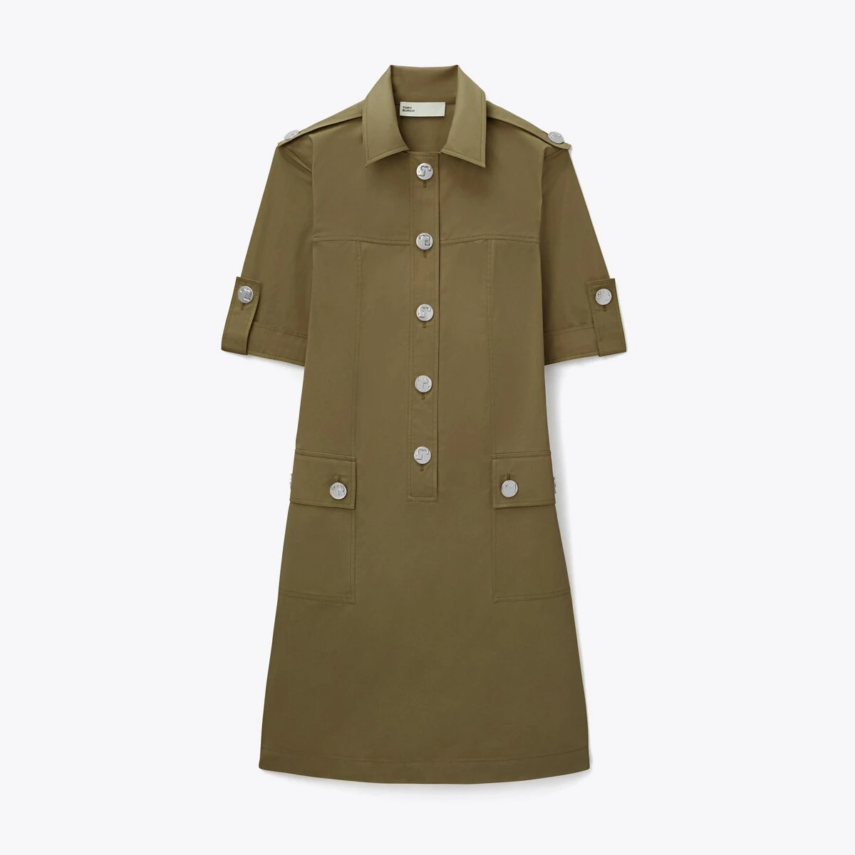 Tory Burch Cotton Poplin Safari Dress 3 Tory Burch Cotton Poplin Safari Dress