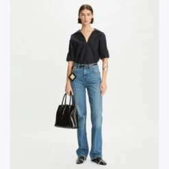 Tory Burch Cotton Poplin Tunic -Chic Style Shop Cotton20Poplin20Tunic.TB 151176 001 20230310 OMFRO.pdp 1200x1200 1