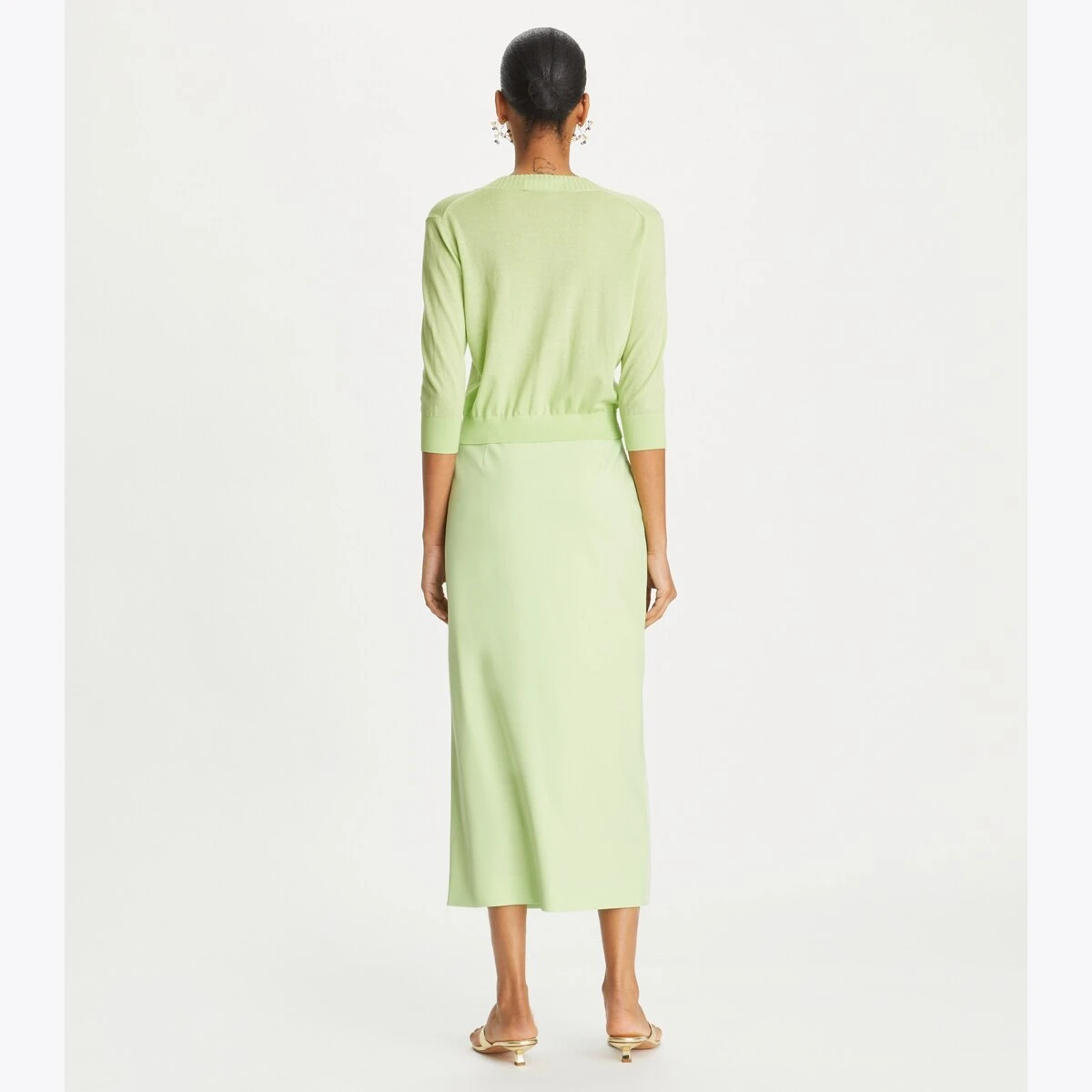 Tory Burch Cropped Cotton Cardigan 3 Tory Burch Cropped Cotton Cardigan