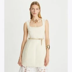 Tory Burch Double-Faced Wool Minidress