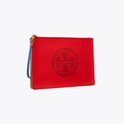 Tory Burch Ella Color-Block Canvas Pouch 21 Tory Burch Ella Color-Block Canvas Pouch -Chic Style Shop Ella20Color Block20Canvas20Pouch.TB 148894 641 SLANG.pdp 1200x1200 1