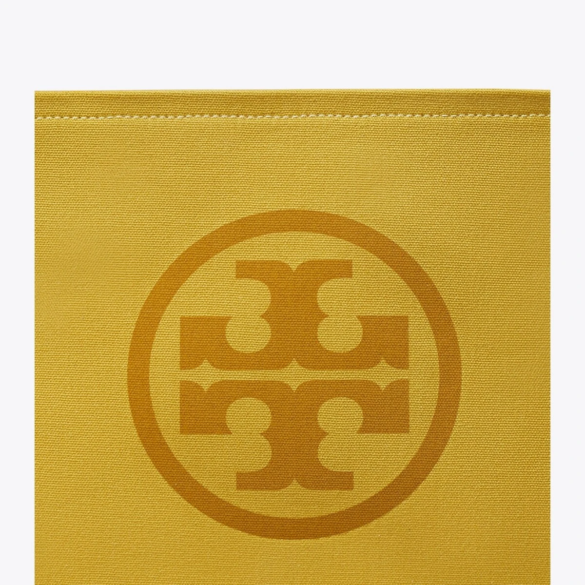 Tory Burch Ella Color-Block Canvas Pouch 4 Tory Burch Ella Color-Block Canvas Pouch - Image 2
