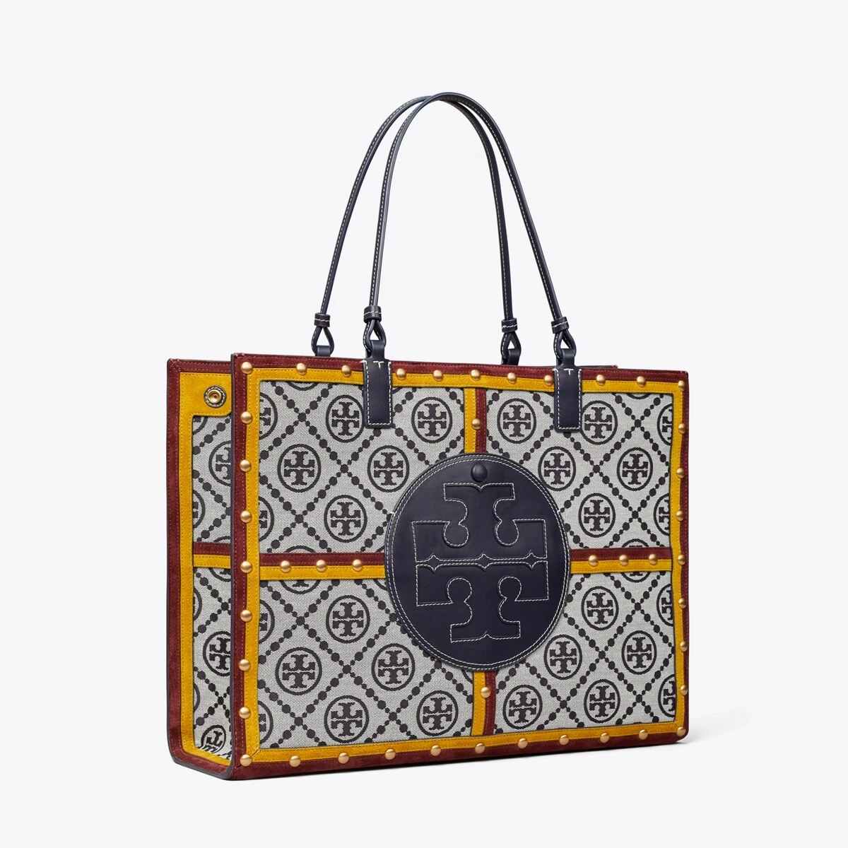 Tory Burch Ella Monogram Quadrant Tote 4 Tory Burch Ella Monogram Quadrant Tote - Image 2