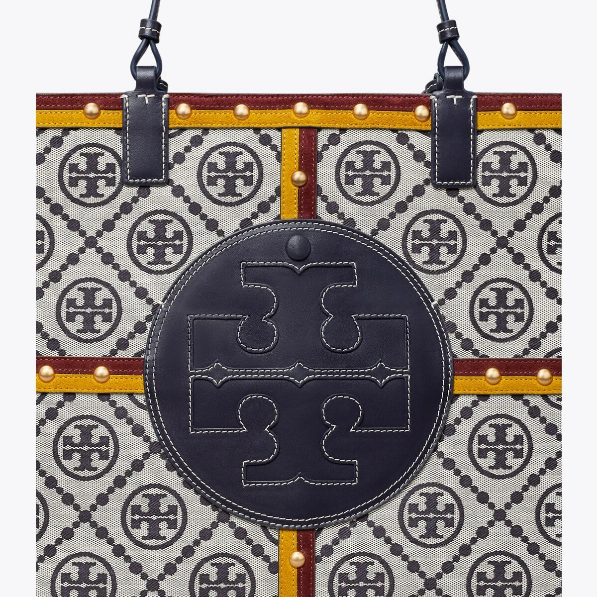 Tory Burch Ella Monogram Quadrant Tote 6 Tory Burch Ella Monogram Quadrant Tote - Image 4