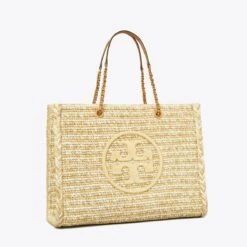 Tory Burch Ella Raffia Mélange Chain Tote -Chic Style Shop Ella20Raffia20Melange20Chain20Tote.TB 148916 254 SLANG.pdp 1200x1200 1