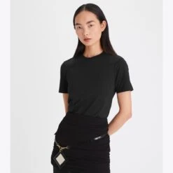 Tory Burch Embroidered Logo T-Shirt -Chic Style Shop Embroidered20Logo20T Shirt.TB 151125 001 20230215 OMDET.pdp 1200x1200 1