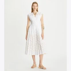 Tory Burch Eyelet Claire McCardell Cotton Dress 9 Tory Burch Eyelet Claire McCardell Cotton Dress -Chic Style Shop Eyelet20Claire20McCardell20Cotton20Dress.TB 150717 100 20230515 OMFRO.pdp 1200x1200 1