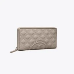 Tory Burch Fleming Soft Matte Zip Continental Wallet