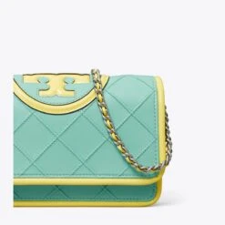 Tory Burch Fleming Soft Patent Border Chain Wallet -Chic Style Shop Fleming20Soft20Patent20Border20Chain20Wallet.TB 143502 300 SLDET.pdp 1200x1200 1