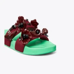 Tory Burch Flower Pool Slide 8 Tory Burch Flower Pool Slide -Chic Style Shop Flower20Pool20Slide.TB 147024 600 SLDET.pdp 1200x1200 1