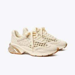 Tory Burch Good Luck Woven Trainer