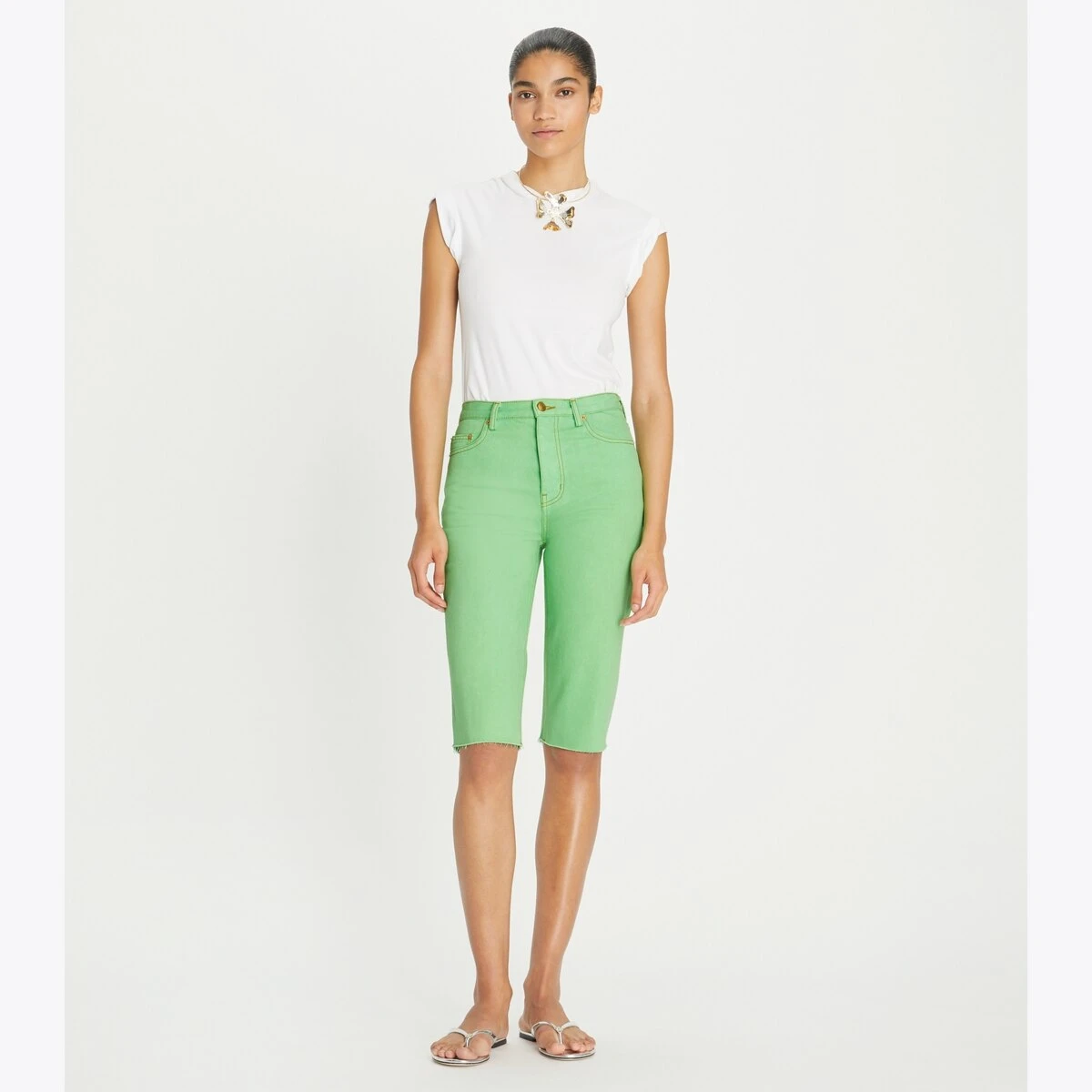 Tory Burch High-Rise Cropped Jeans 9 Tory Burch High-Rise Cropped Jeans - Image 7