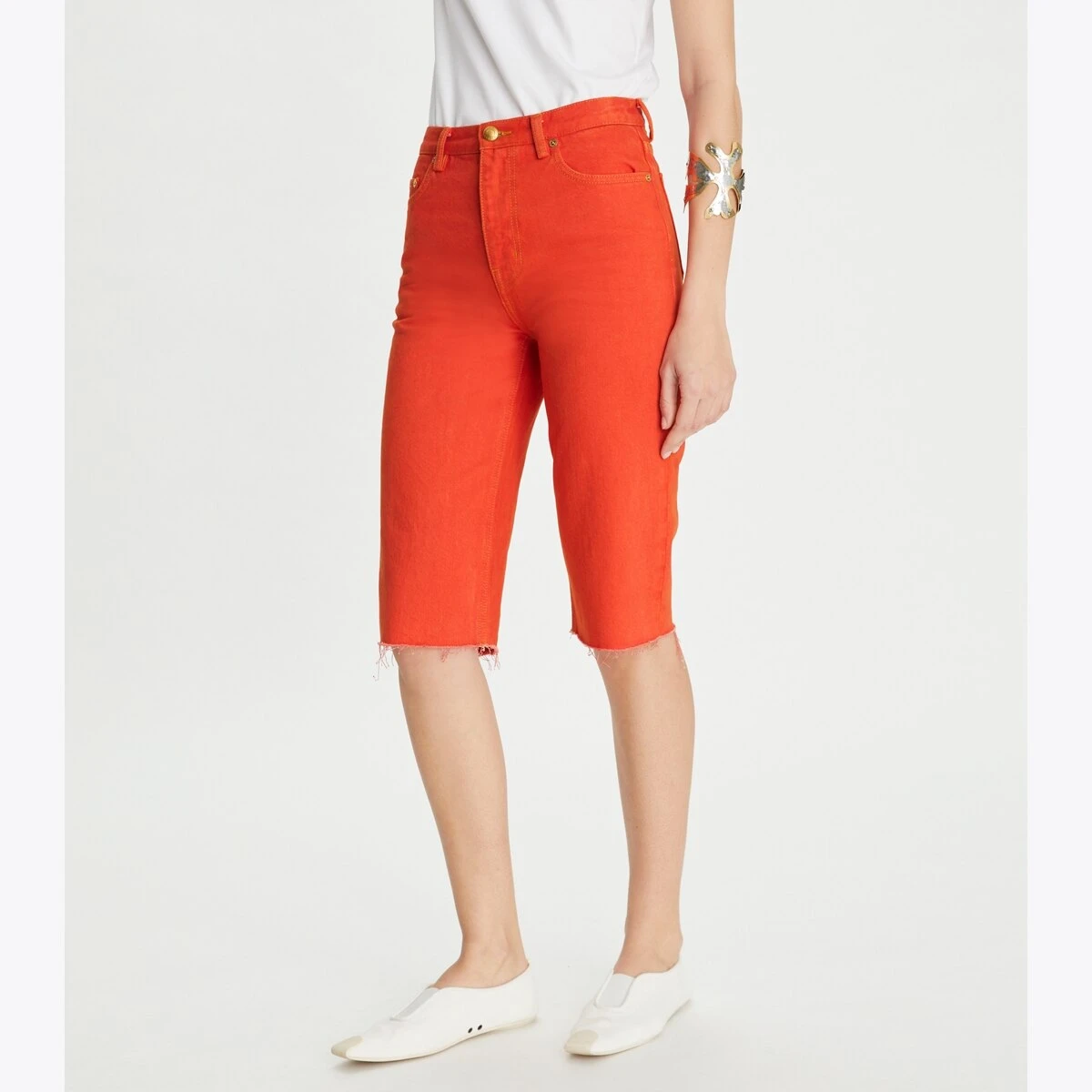 Tory Burch High-Rise Cropped Jeans 4 Tory Burch High-Rise Cropped Jeans - Image 2