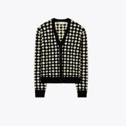 Tory Burch Jacquard Viscose Cardigan