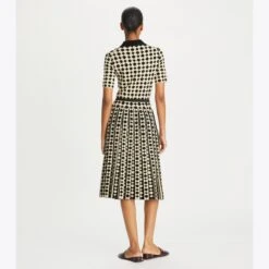 Tory Burch Jacquard Viscose Polo Dress