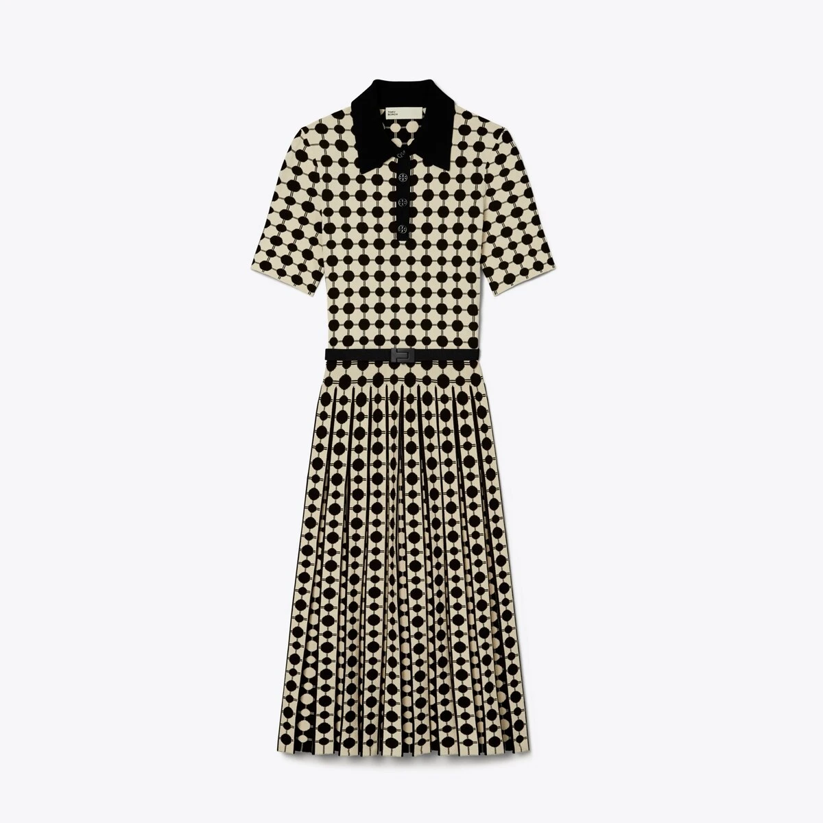 Tory Burch Jacquard Viscose Polo Dress 5 Tory Burch Jacquard Viscose Polo Dress - Image 3