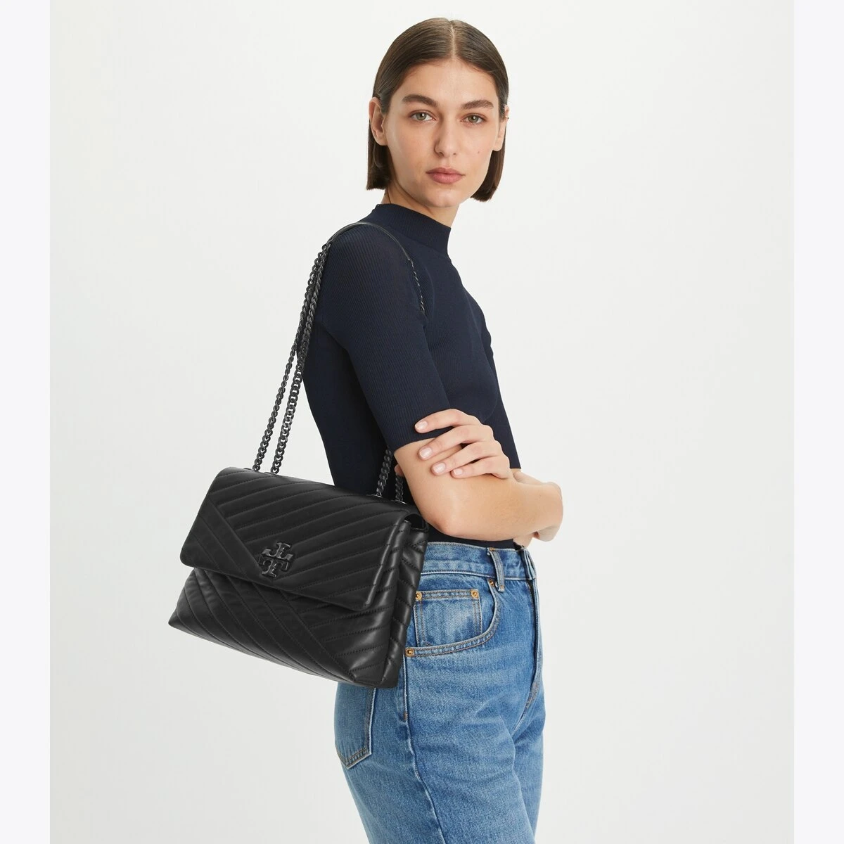 Tory Burch Kira Chevron Convertible Shoulder Bag 6 Tory Burch Kira Chevron Convertible Shoulder Bag - Image 4