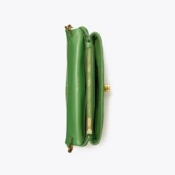 Tory Burch Kira Chevron Pop Edge Chain Wallet