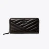 Tory Burch Kira Chevron Powder-Coated Zip Continental Wallet -Chic Style Shop Kira20Chevron20Powder Coated20Zip20Continental20Wallet.TB 149725 001 SLFRO.pdp 1200x1200 1