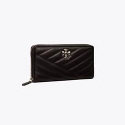 Tory Burch Kira Chevron Zip Continental Wallet