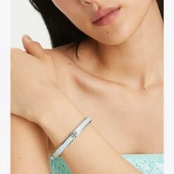 Tory Burch Kira Enamel 7mm Bracelet 12 Tory Burch Kira Enamel 7mm Bracelet -Chic Style Shop Kira20Enamel207mm20Bracelet.TB 147767 400 20230413 OMACC.pdp 1200x1200 1