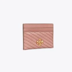 Tory Burch Kira Moto Quilt Card Case