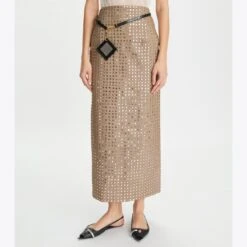 Tory Burch Layered Hand-Done Mirrorwork Skirt -Chic Style Shop Layered20Hand Done20Mirrorwork20Skirt.TB 148583 080 20230310 OMDET.pdp 1200x1200 1