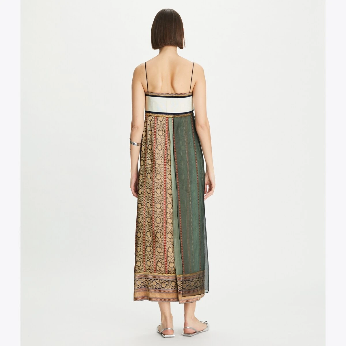 Tory Burch Layered Varanasi Brocade Slip Dress 4 Tory Burch Layered Varanasi Brocade Slip Dress - Image 2