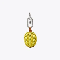Tory Burch Leather Woven Lemon Key Ring -Chic Style Shop Leather20Woven20Lemon20Key20Ring.TB 145934 700 SLFRO.pdp 1200x1200 1