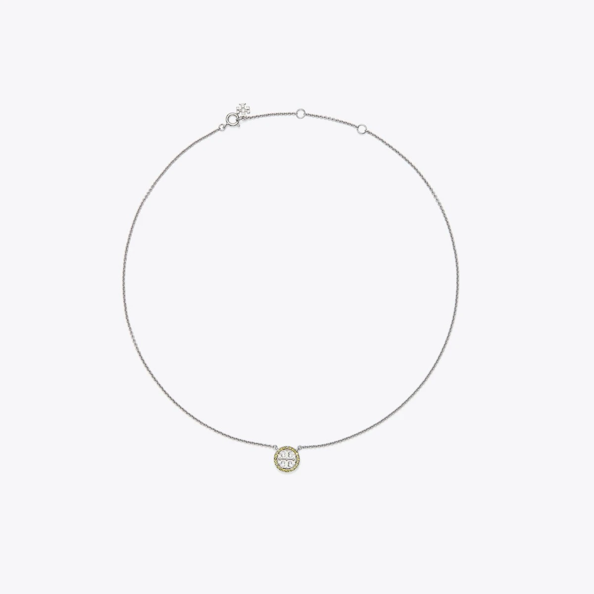 Tory Burch Miller Pavé Logo Delicate Necklace 10 Tory Burch Miller Pavé Logo Delicate Necklace - Image 8