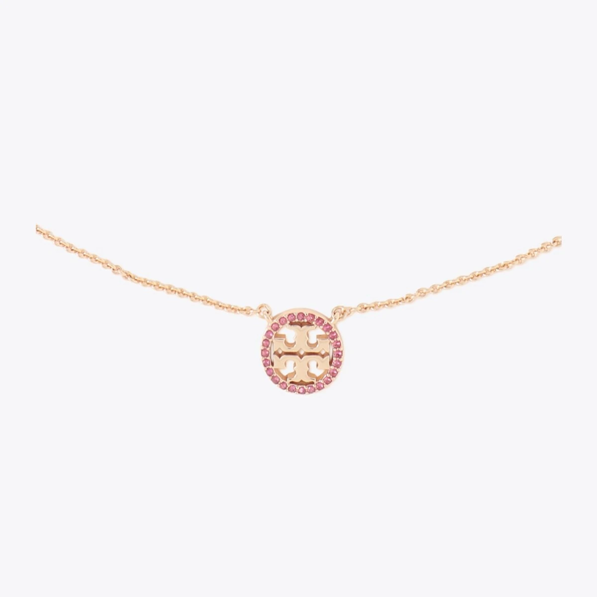 Tory Burch Miller Pavé Logo Delicate Necklace 9 Tory Burch Miller Pavé Logo Delicate Necklace - Image 7
