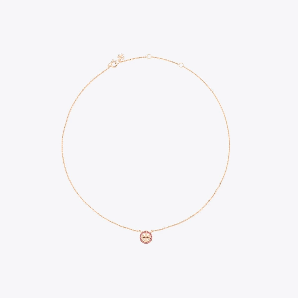 Tory Burch Miller Pavé Logo Delicate Necklace 7 Tory Burch Miller Pavé Logo Delicate Necklace - Image 5