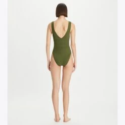 Tory Burch Miller Plunge One-Piece Swimsuit -Chic Style Shop Miller20Plunge20One Piece20Swimsuit.TB 73220 302 20230412 OMBAC.pdp 1200x1200 1