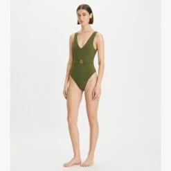 Tory Burch Miller Plunge One-Piece Swimsuit -Chic Style Shop Miller20Plunge20One Piece20Swimsuit.TB 73220 302 20230412 OMFRO.pdp 1200x1200 1
