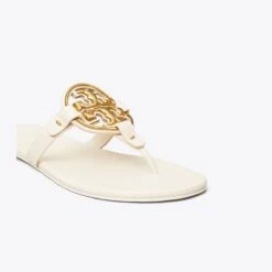 Tory Burch Miller Soft Metal Logo Sandal -Chic Style Shop Miller20Soft20Metal20Logo20Sandal.TB 136593 101 SLDET.pdp 1200x1200 1