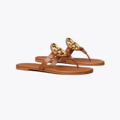 Tory Burch Miller Soft Metal Logo Sandal -Chic Style Shop Miller20Soft20Metal20Logo20Sandal.TB 136593 200 SLANG.pdp 1200x1200 1
