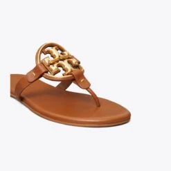 Tory Burch Miller Soft Metal Logo Sandal -Chic Style Shop Miller20Soft20Metal20Logo20Sandal.TB 136593 200 SLDET.pdp 1200x1200 1